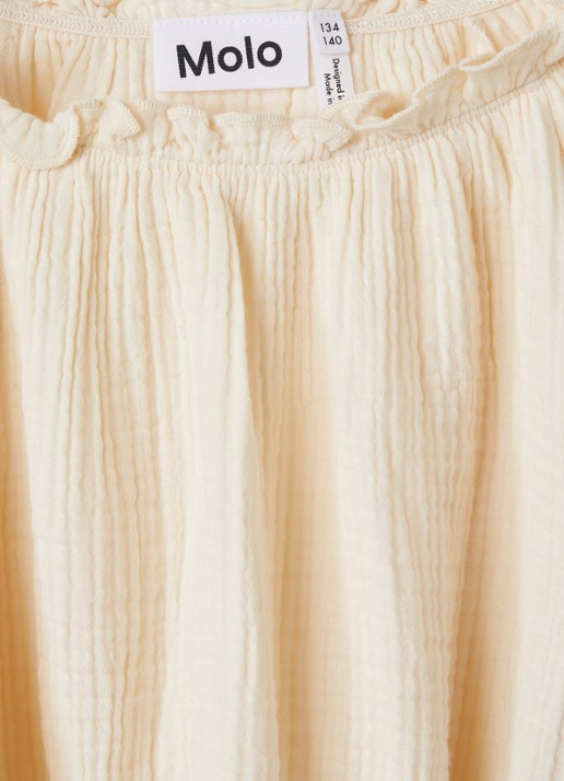Molo Rafaela top met structuur - detail 3 creme