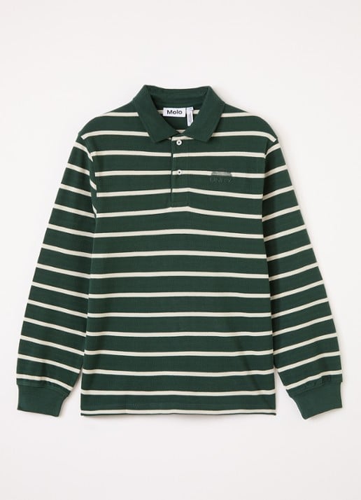 Molo Rey polo met streepprint