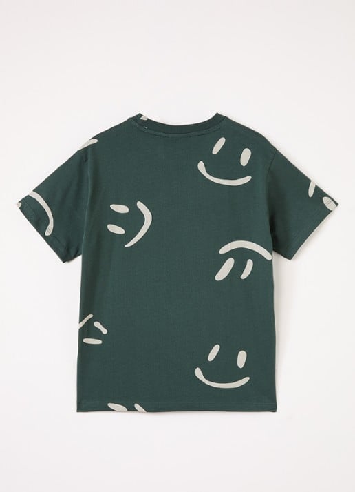 Molo Riley T-shirt met print - voorkant 2 donkergroen