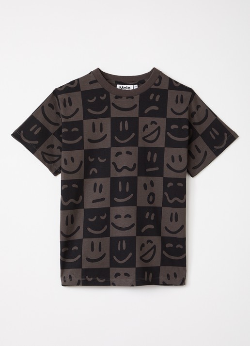 Molo Riley T-shirt met ruitdessin