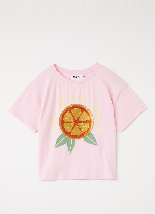 Molo Roseanna T-shirt met pailletten
