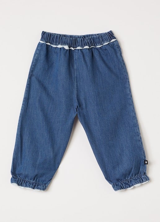 Molo Sana tapered jeans met medium wassing