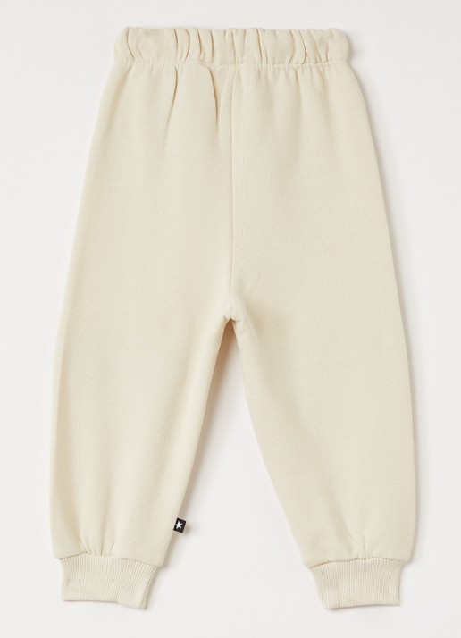 Molo Simeon tapered fit joggingbroek met print - voorkant 3 wit