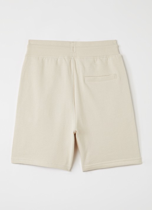 Molo Straight fit korte joggingbroek met logo - voorkant 3 beige