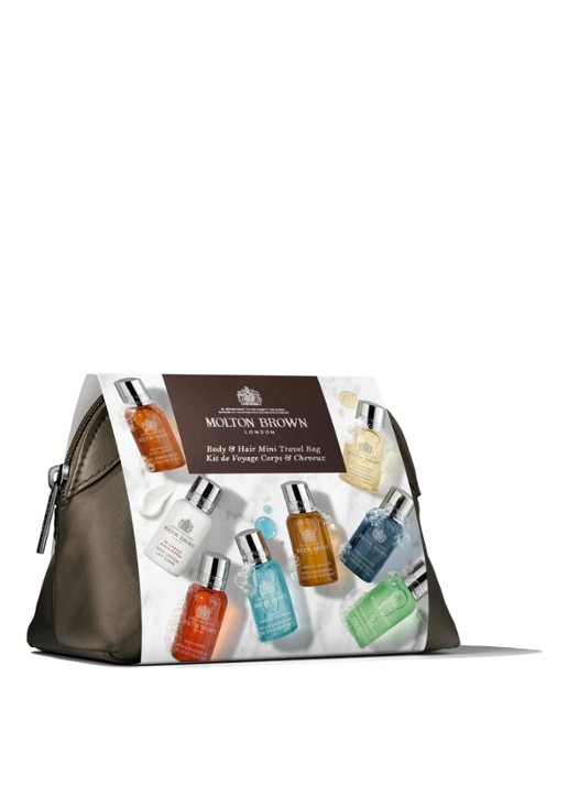 Molton Brown The Classic Explorer Body & Hair Mini Travel Bag - verzorgingsset - voorkant 4 undefined