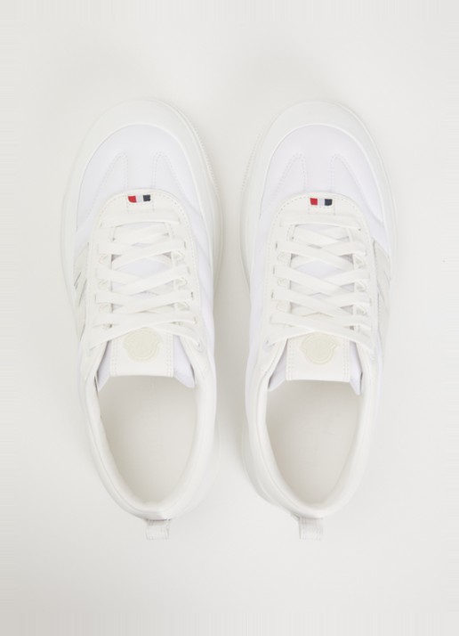 Moncler Altive sneaker met nubuck details - detail 2 wit