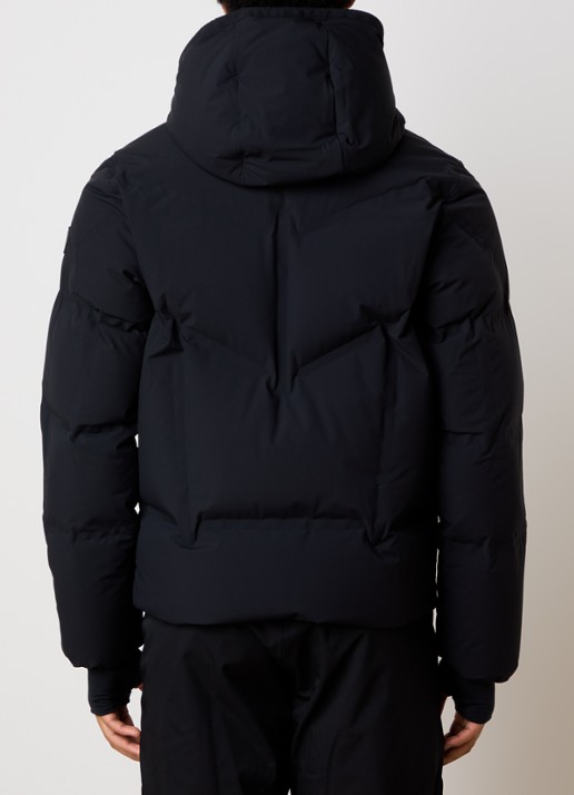 Moncler Angren puffer jack met donsvulling en waterafstotende coating - achterkant zwart