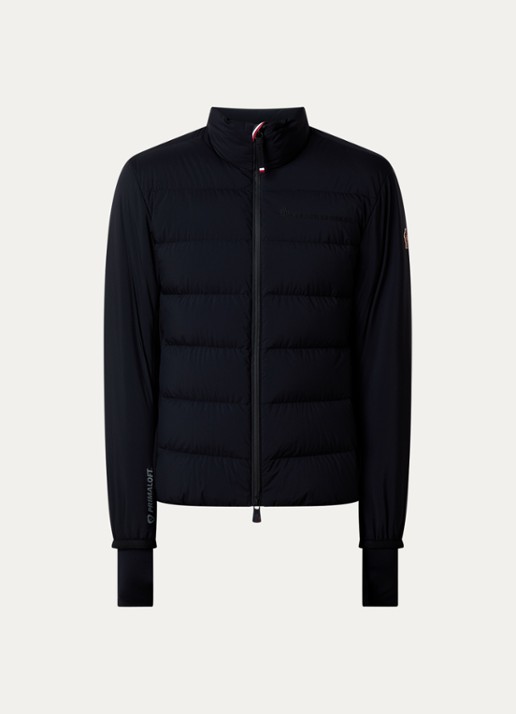 Moncler Araripe gewatteerd jack met donsvulling en waterafstotende coating - voorkant zwart