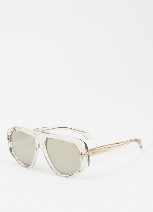Moncler Auron zonnebril ME6035U - voorkant 4 gebroken wit