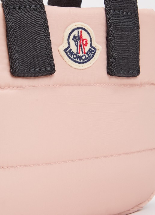 Moncler Baby Caradoc schoudertas met logo  - detail 3 lichtroze