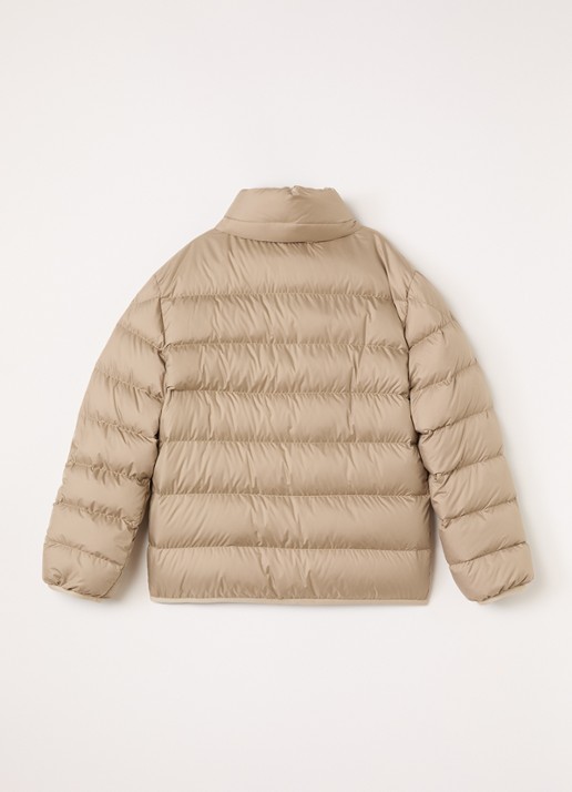 Moncler Bajan puffer jack met donsvulling - achterkant 3 beige