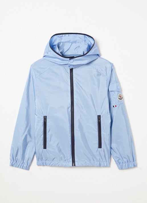 Moncler Banu regenjack met afneembare capuchon