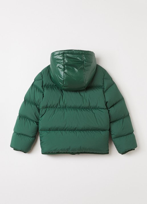 Moncler Barin puffer jack met donsvulling - achterkant 3 groen