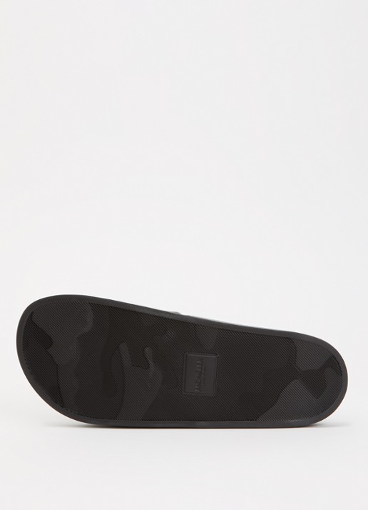 Moncler Basile slipper met logo - detail 5 zwart