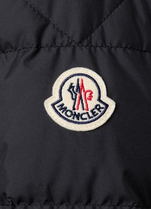 Moncler Baudinet puffer jack met donsvulling en steekzakken - detail 4 zwart