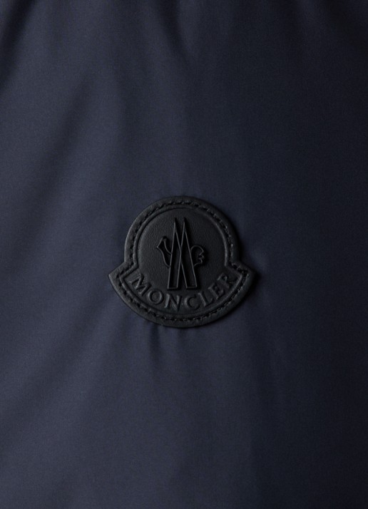 Moncler Berre gewatteerd jack met donsvulling - detail 4 donkerblauw