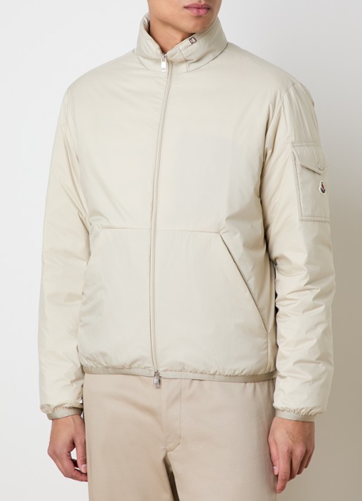 Moncler Breezes gewatteerd jack met opbergbare capuchon en ritszakken
