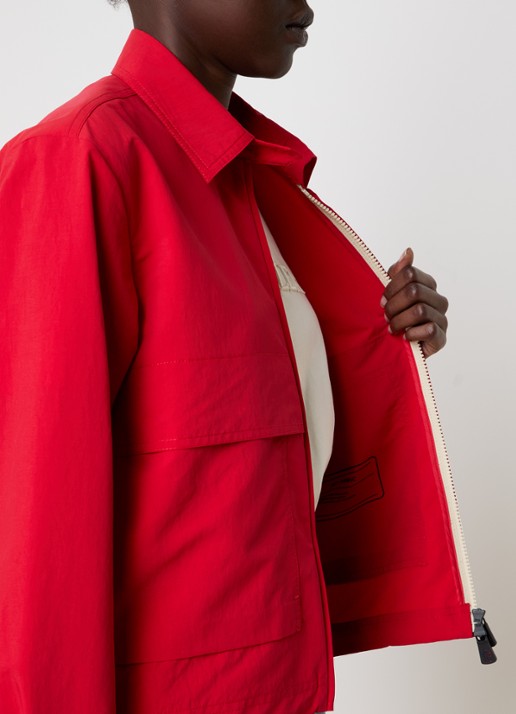 Moncler Camicia overshirt met steekzakken  - detail 4 rood
