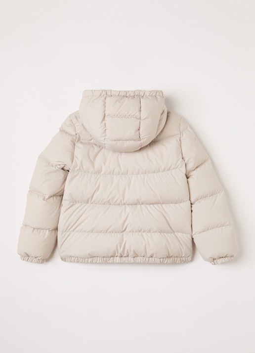 Moncler Cascar puffer jack met donsvulling - achterkant 3 beige