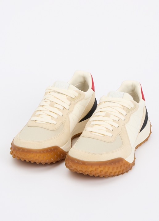 Moncler City Trek sneaker met suède detai;s - detail 3 beige