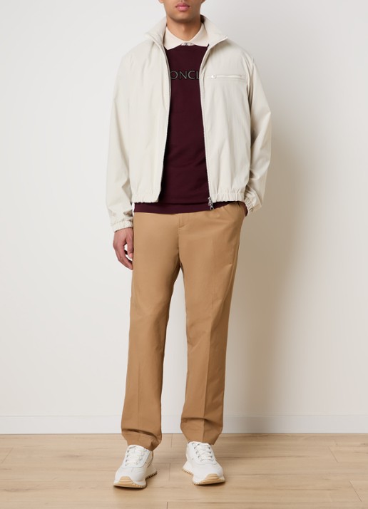 Moncler Danby bomberjack met steekzakken - voorkant 3 beige