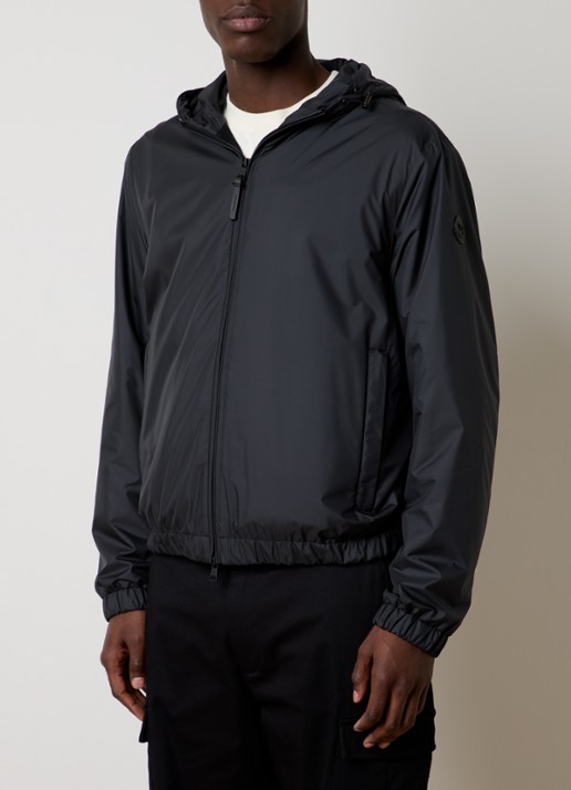 Moncler Domene windjack met capuchon - detail 4 antraciet