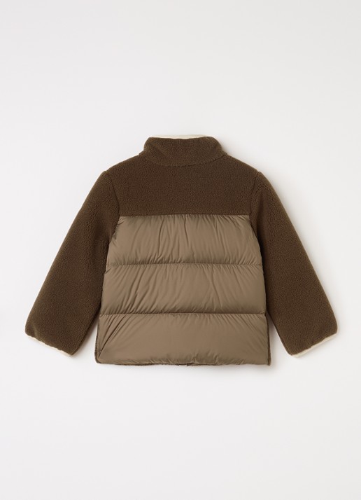 Moncler Duxent gewatteerd jack van teddy - achterkant bruin