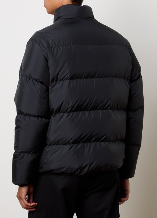 Moncler Erterle puffer jack met donsvulling en steekzakken - achterkant zwart