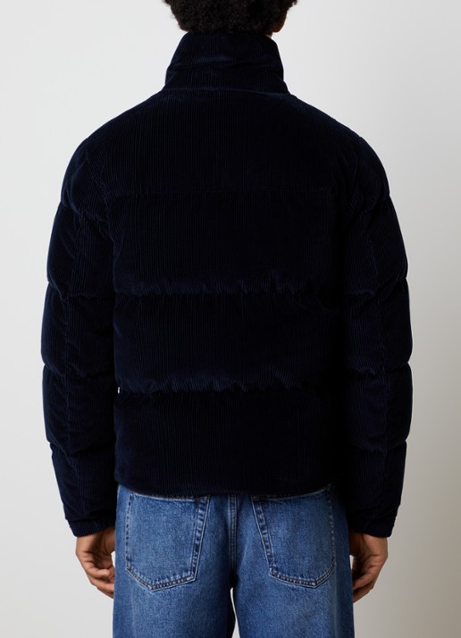 Moncler Esparron puffer jack met steekzakken - achterkant 6 donkerblauw