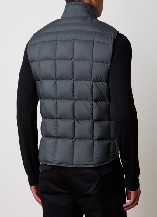 Moncler Estagnous gewatteerde bodywarmer met ritszakken - achterkant 4 donkergrijs
