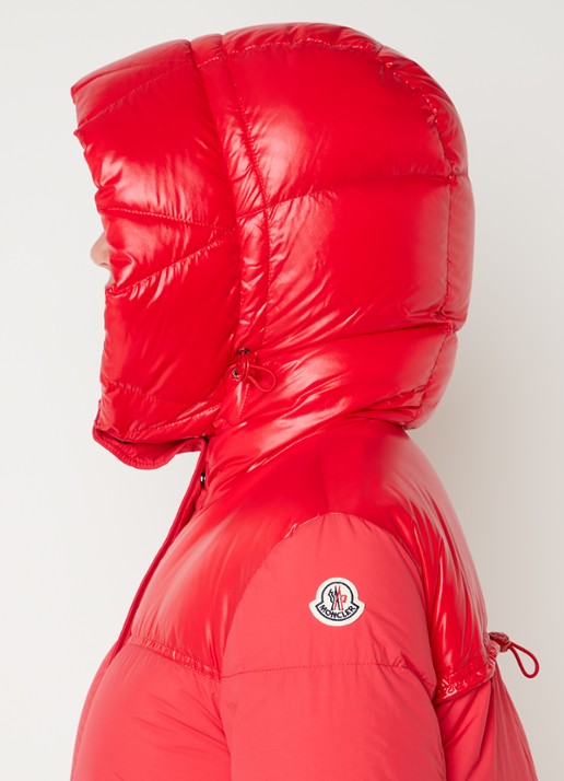 Moncler Etival gewatteerd jack met donsvulling en steekzakken - detail 6 steenrood
