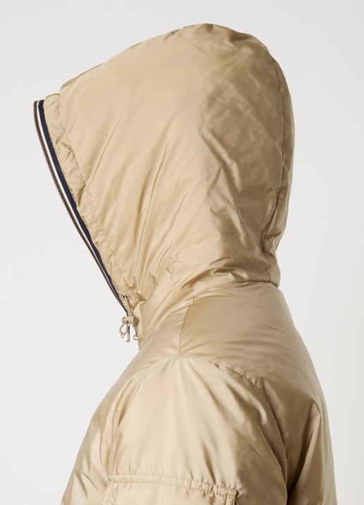 Moncler Evettes gewatteerd jack met donsvulling en logo - detail 5 zand