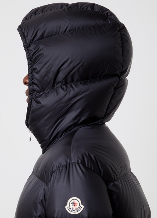 Moncler Feligule puffer jack met donsvulling en ritszakken - detail 2 zwart