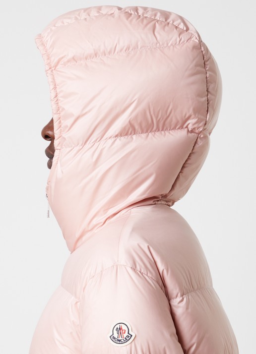 Moncler Feligule puffer jack met donsvulling en ritszakken - detail 2 roze