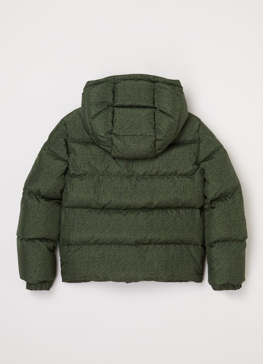 Moncler Fergus puffer jack met donsvulling - achterkant 3 groen