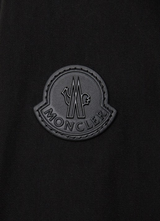 Moncler Flamenne reversible windjack met logoprint - detail 2 zwart