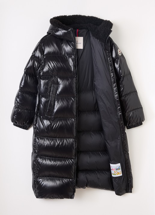 Moncler Ganevry gewatteerde parka met donsvulling - voorkant 3 zwart