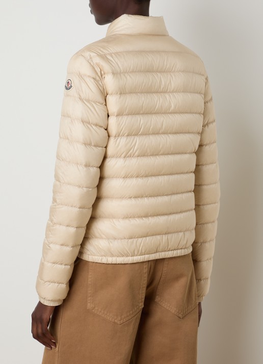 Moncler Gewatteerd jack met donsvulling - achterkant 6 beige