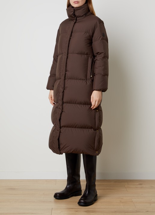 Moncler Gewatteerde jas met steekzakken - detail 3 bruin