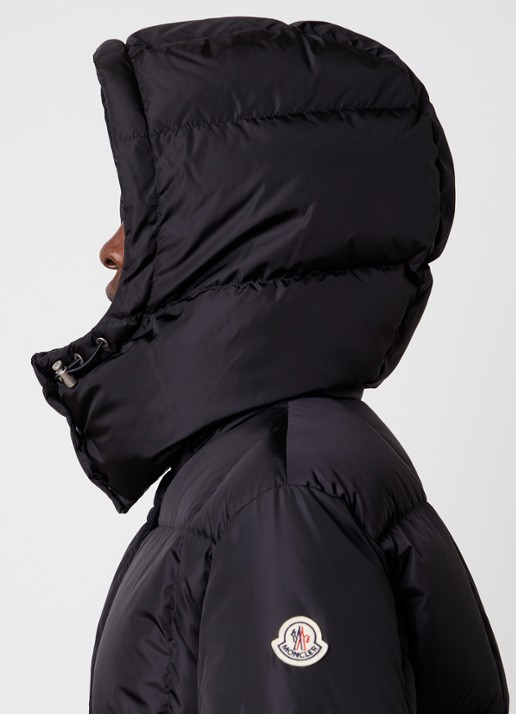 Moncler Giubbotto puffer jack met donsvulling en ritszakken - detail 4 zwart