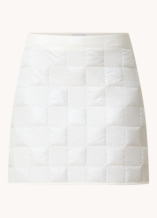 Moncler Gonna minirok met quilt patroon