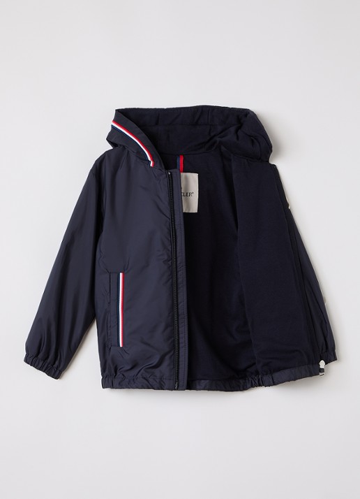 Moncler Granduc windjack met steekzakken - voorkant 2 donkerblauw