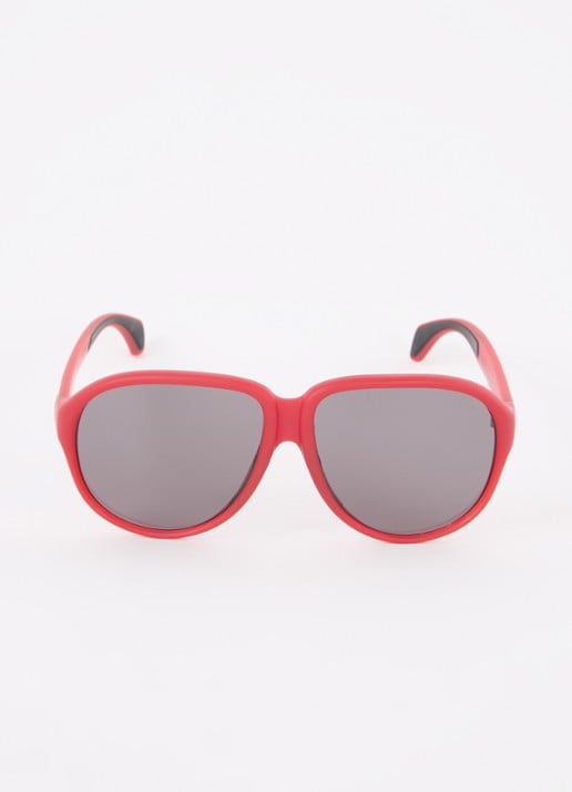 Moncler Hallyconne zonnebril gepolariseerd ME8001 - detail 3 rood