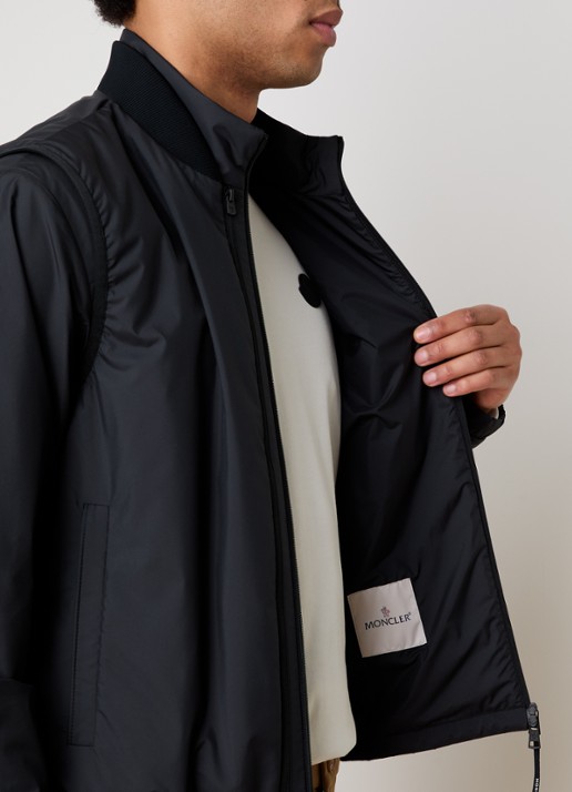 Moncler Hemmor jack met uitneembare voering - detail 6 zwart