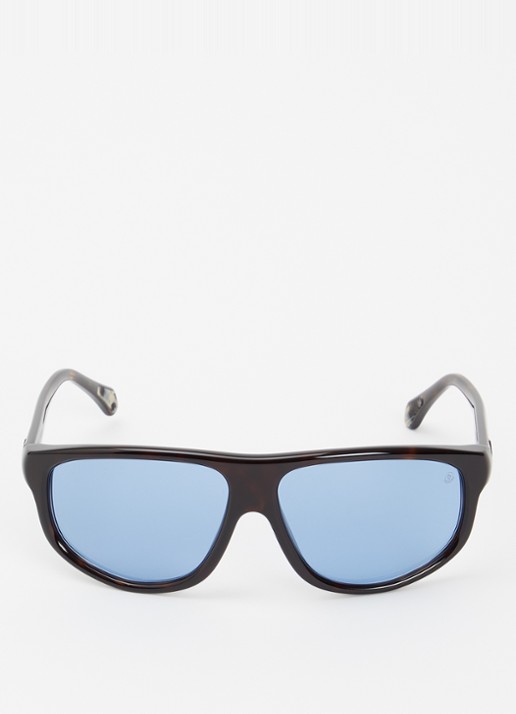 Moncler Iceborne zonnebril ME6033U - detail 2 donkerbruin