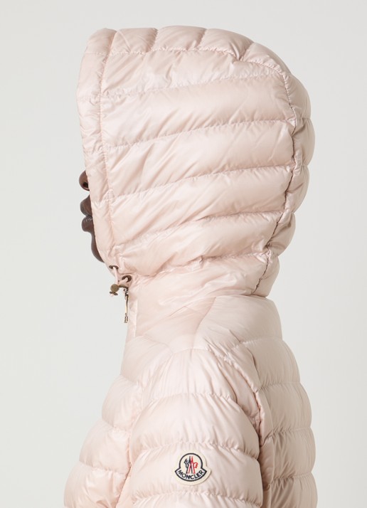 Moncler Igelhood gewatteerd jack met donsvulling en capuchon - detail 4 lichtroze