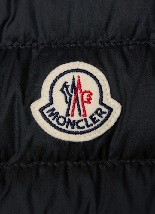 Moncler Igens gewatteerde bodywarmer met donsvulling - detail 4 zwart