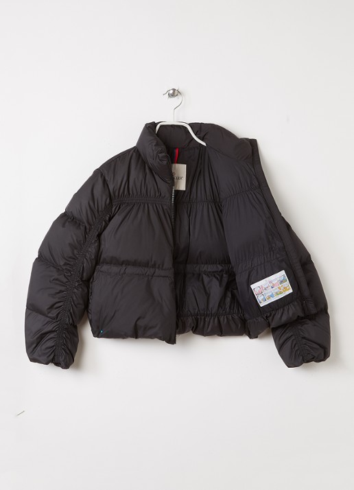 Moncler Jankas puffer jack met donsvulling - voorkant 2 zwart