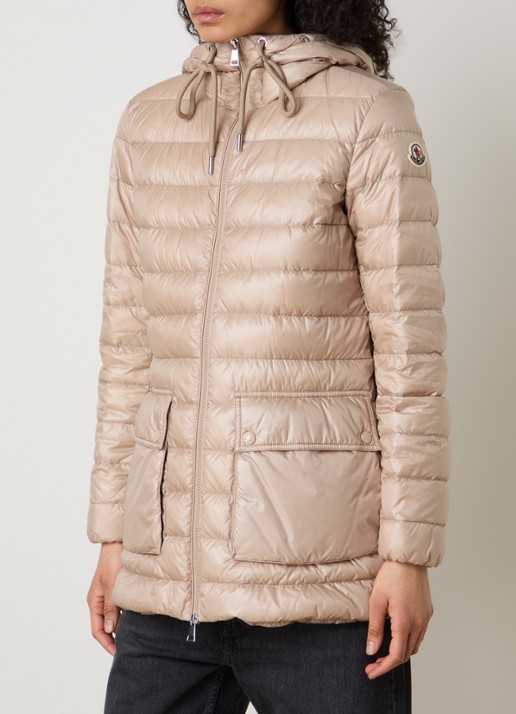 Moncler Jasmin gewatteerde parka met donsvulling en klepzakken