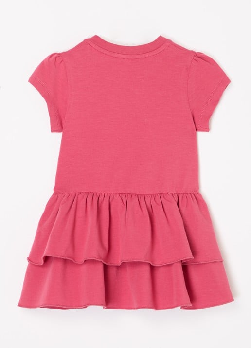 Moncler Jurk met logoborduring - achterkant 3 rood